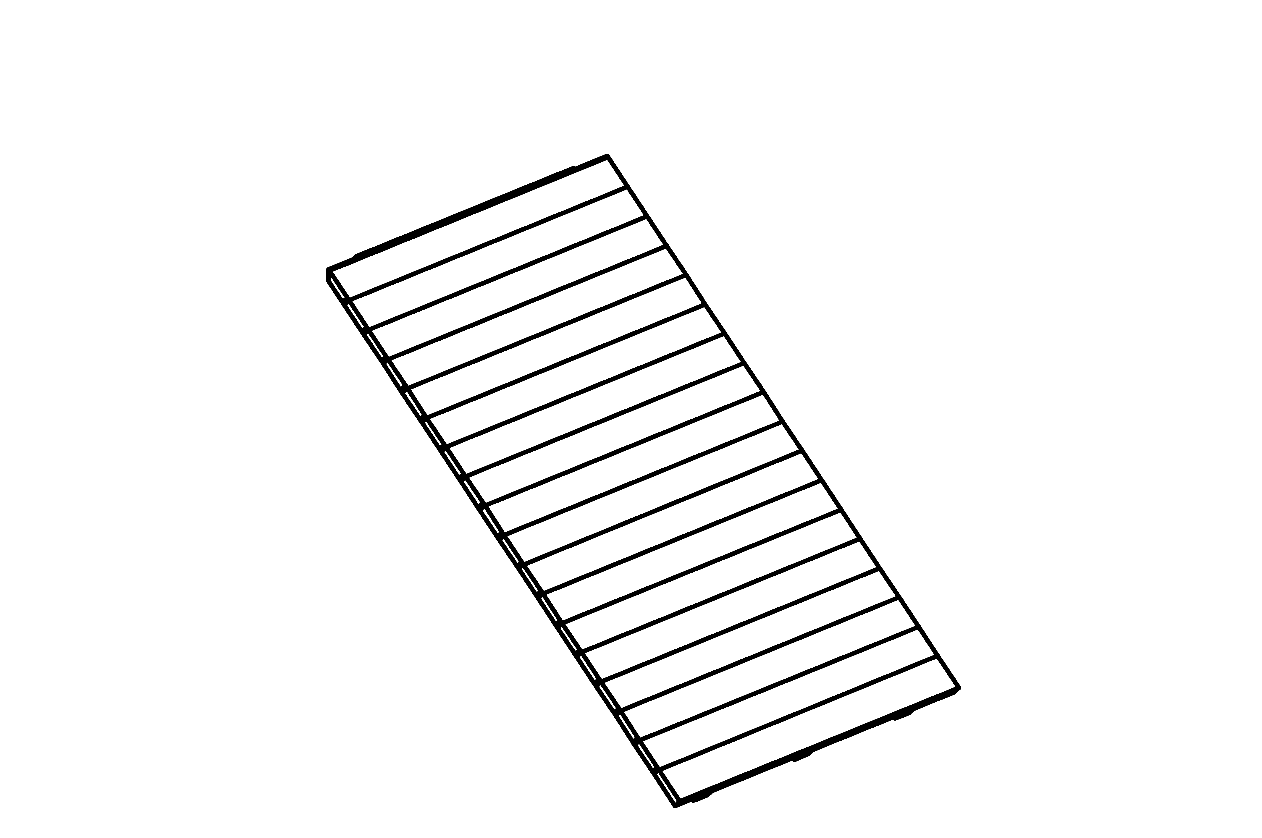 Inclined Wall, height = 2 m, width = 2 m