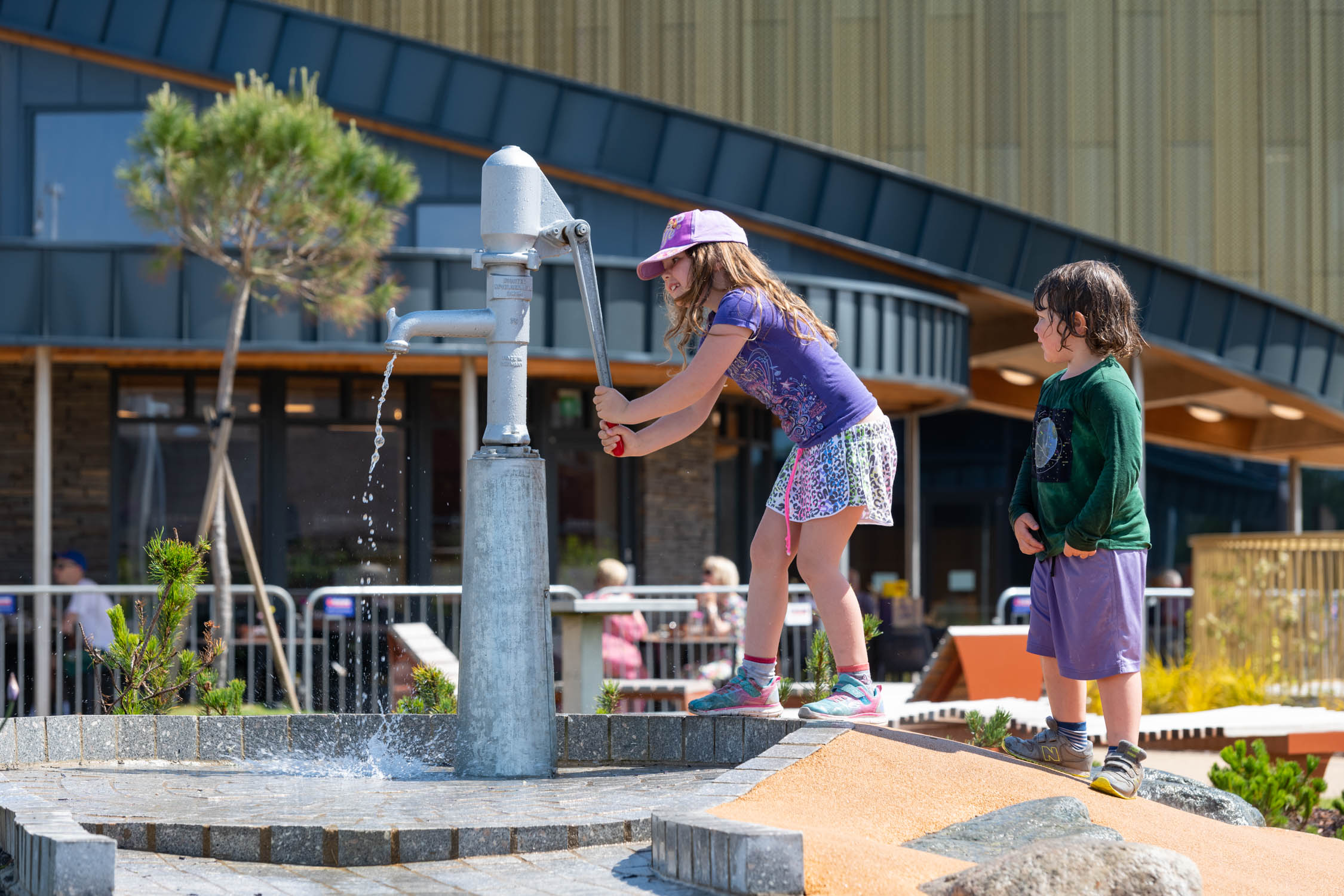 Water play design at Swansea Costal Arena