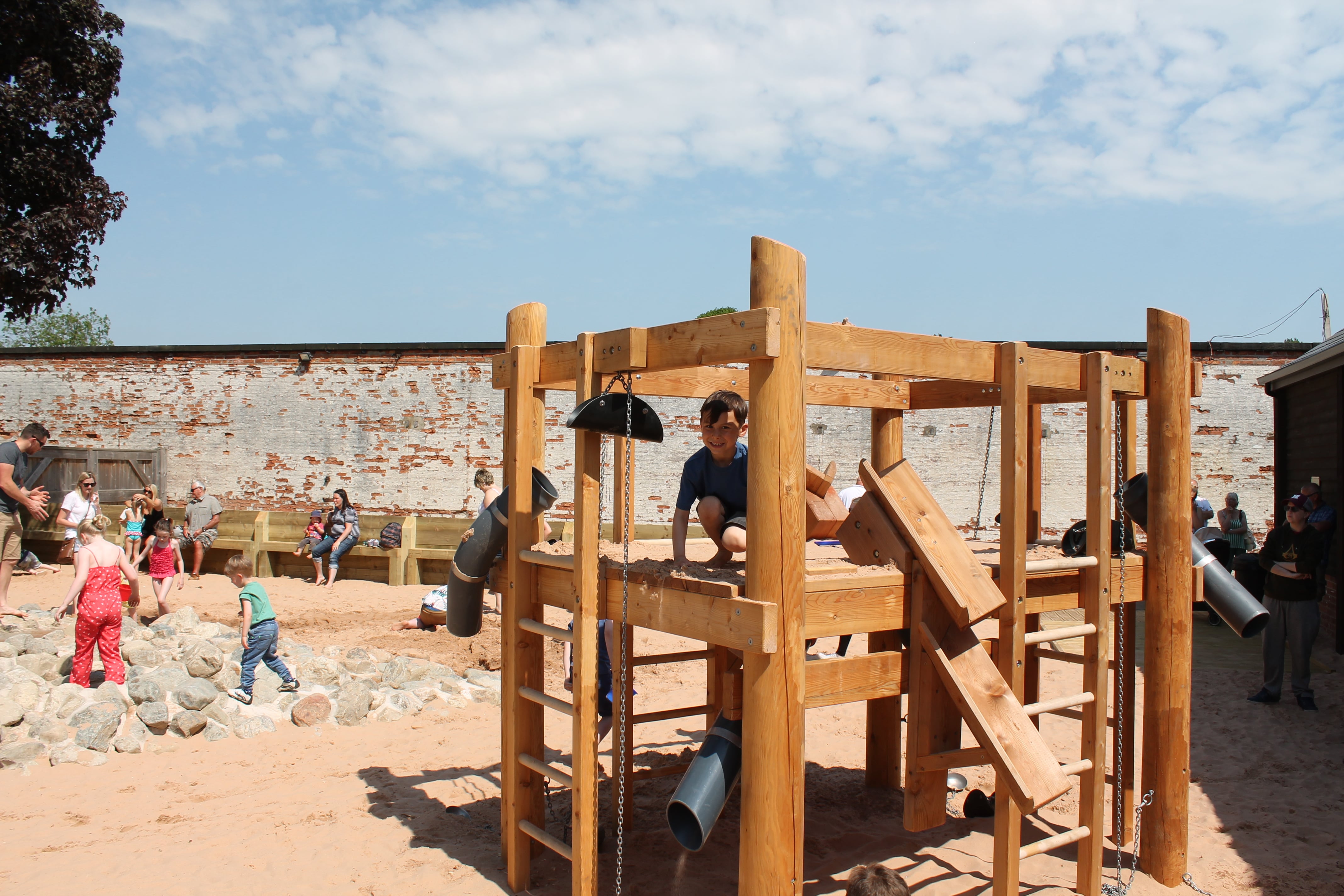 Building Site on sand