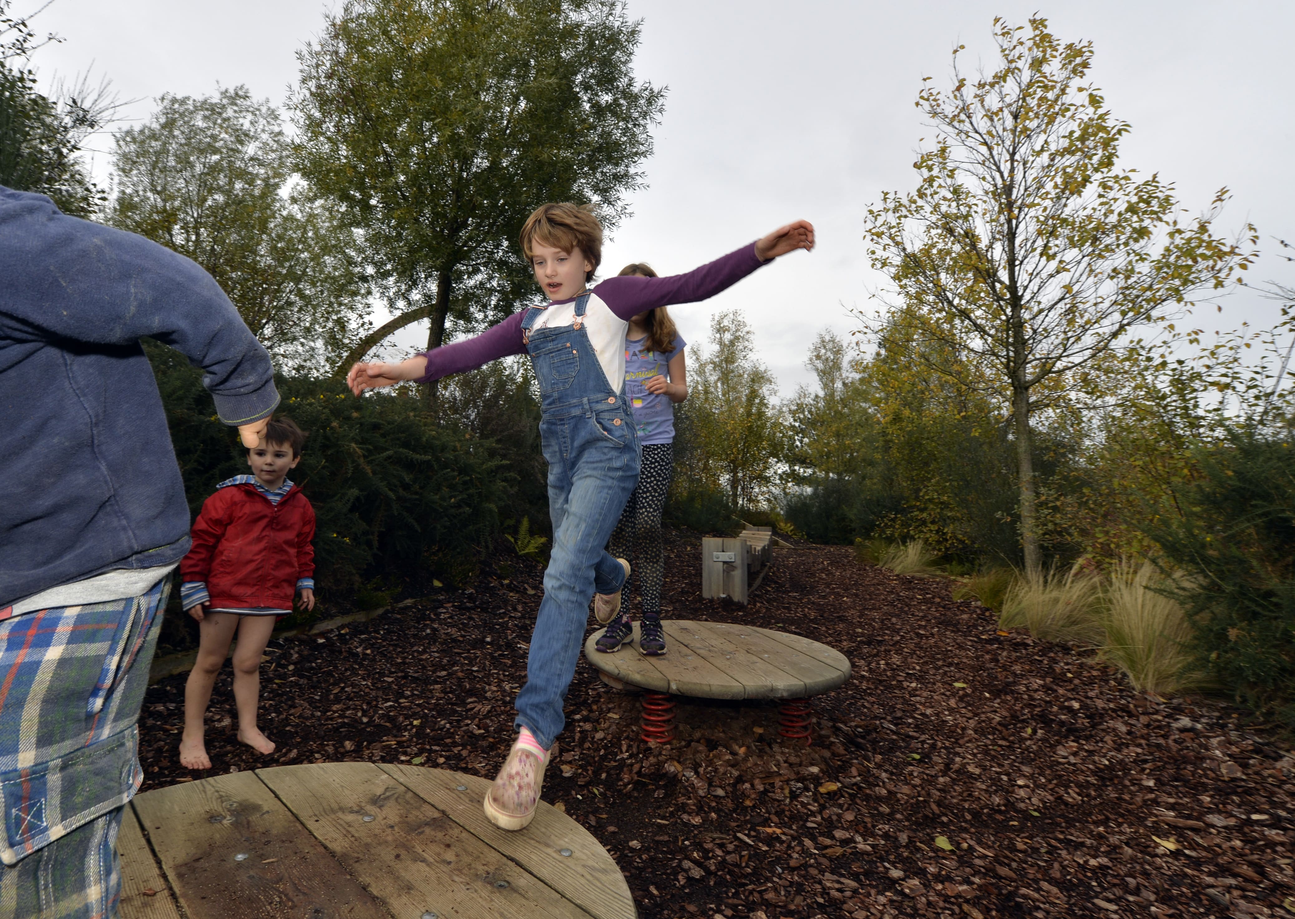 Jumping Discs designed for natural Trim Trail