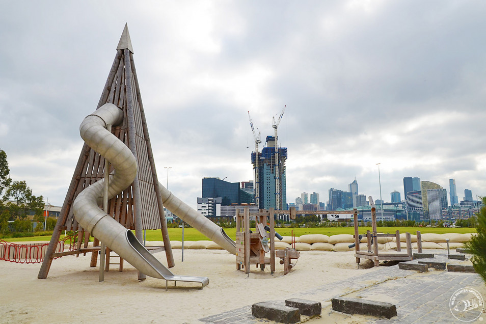 Melbourne Docklands Slides