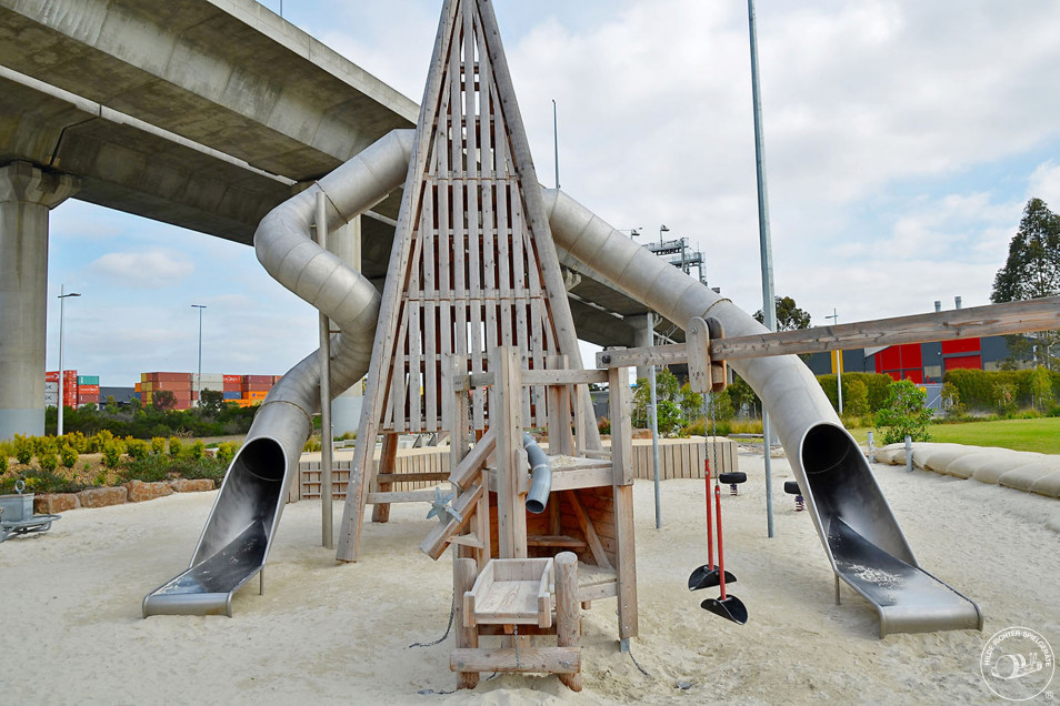 Melbourne Docklands Slides