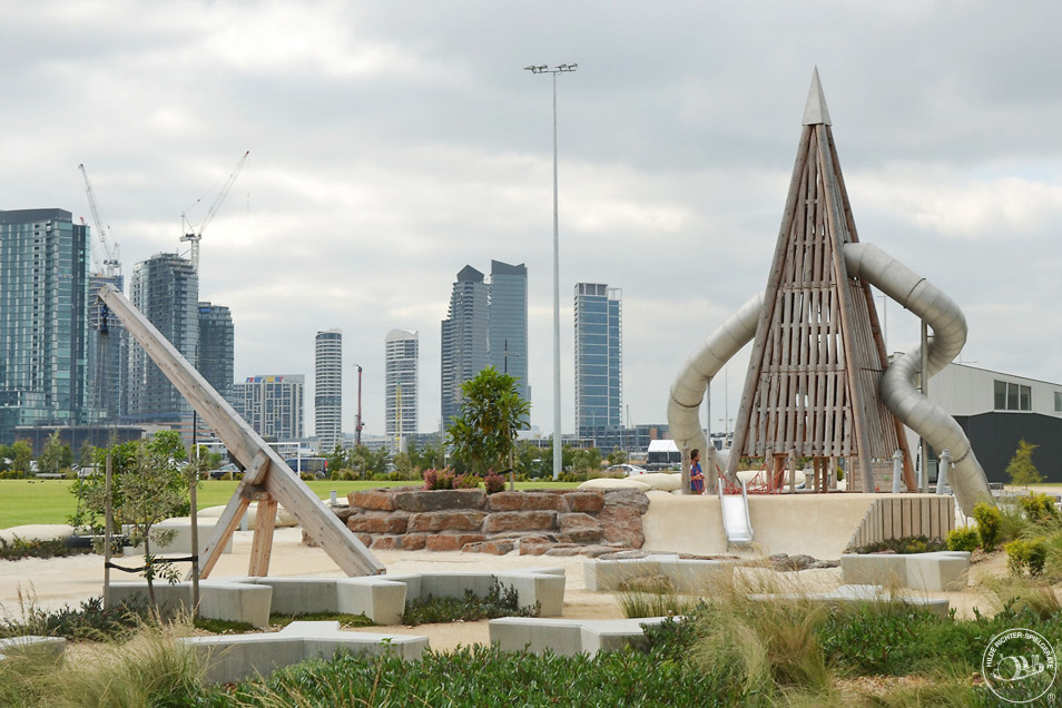 Melbourne Docklands Slides