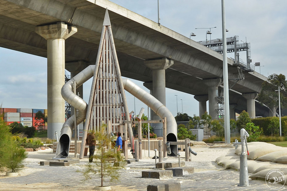 Melbourne Docklands Slides