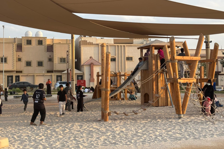 Community Playground Opens in Al - Midan Park, Diriyah , Saudi Arabia