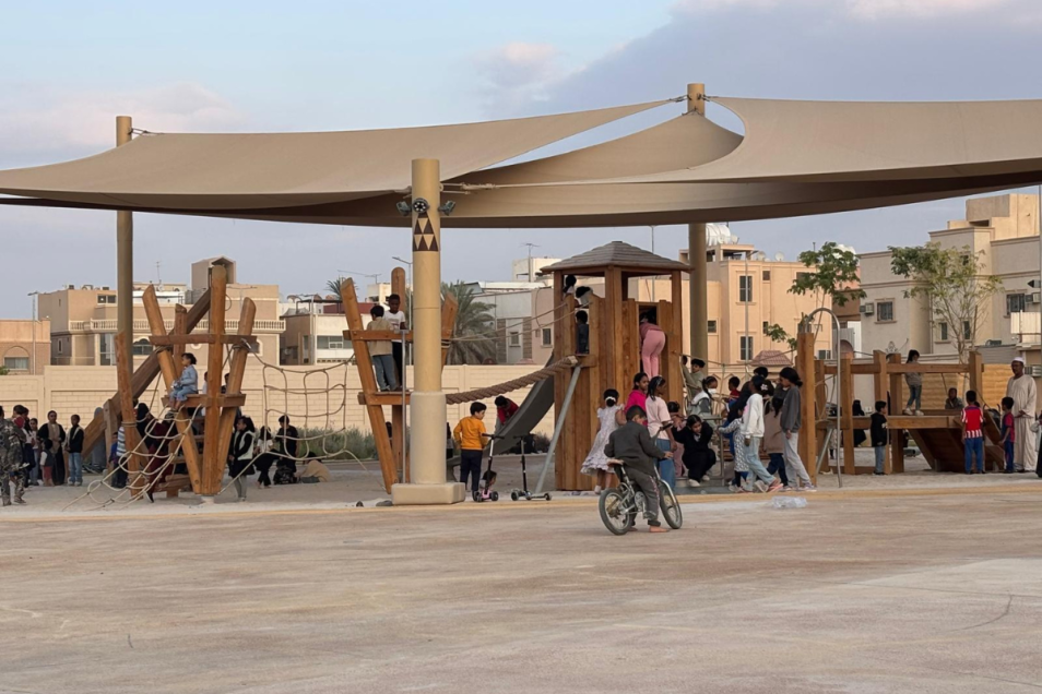 Community Playground Opens in Al - Midan Park, Diriyah , Saudi Arabia
