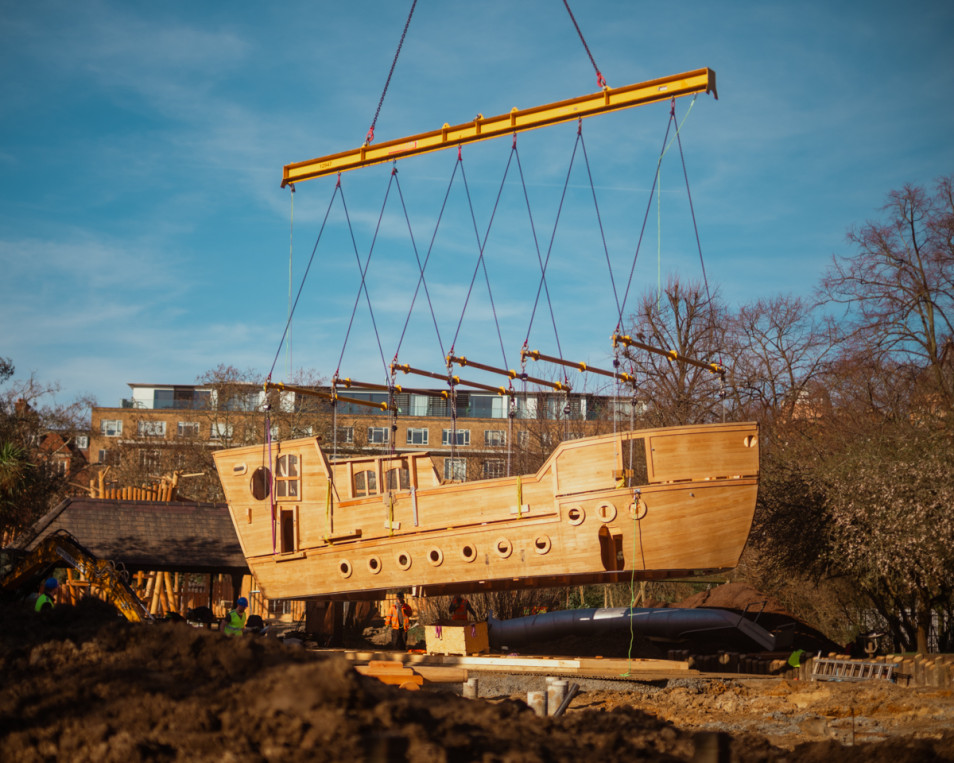 A New Galleon Arrives: Handcrafted in Bavaria, docked in Kensington Gardens