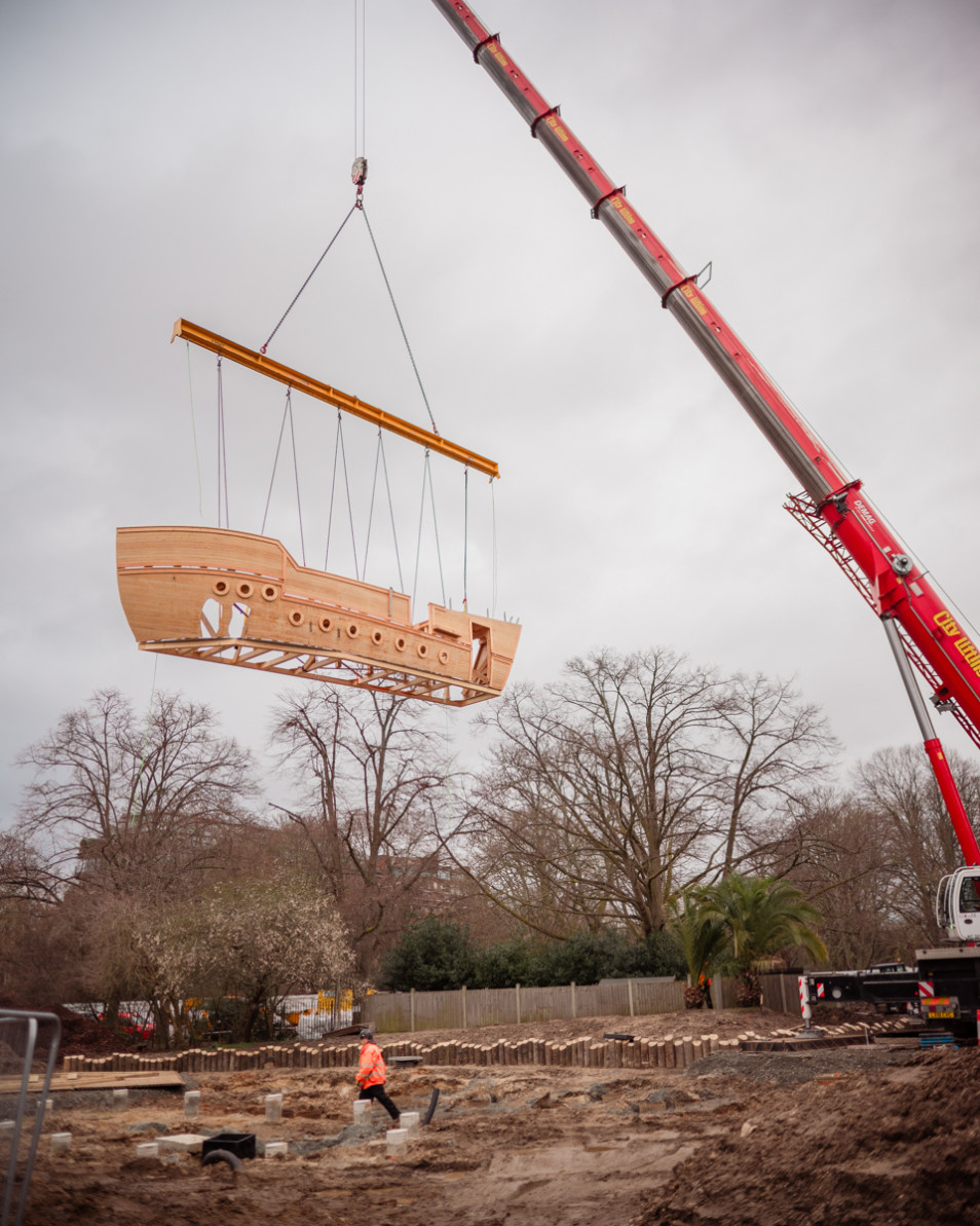 A New Galleon Arrives: Handcrafted in Bavaria, docked in Kensington Gardens