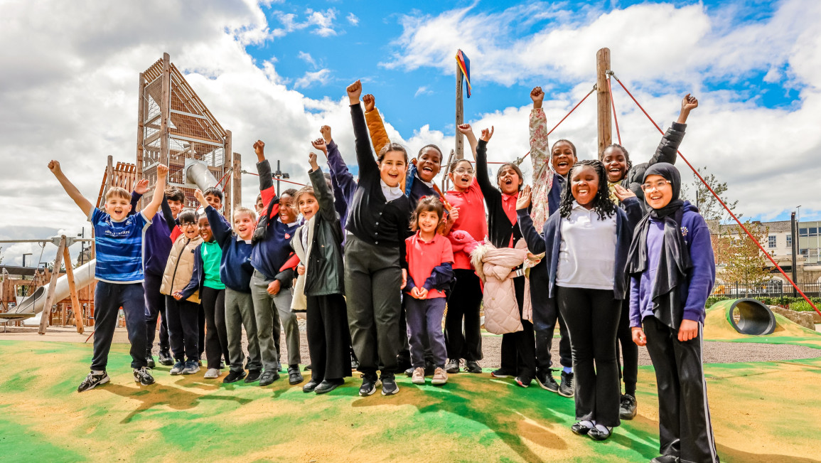 Stockton Waterfront Urban Park -'This is the best playground ever!'