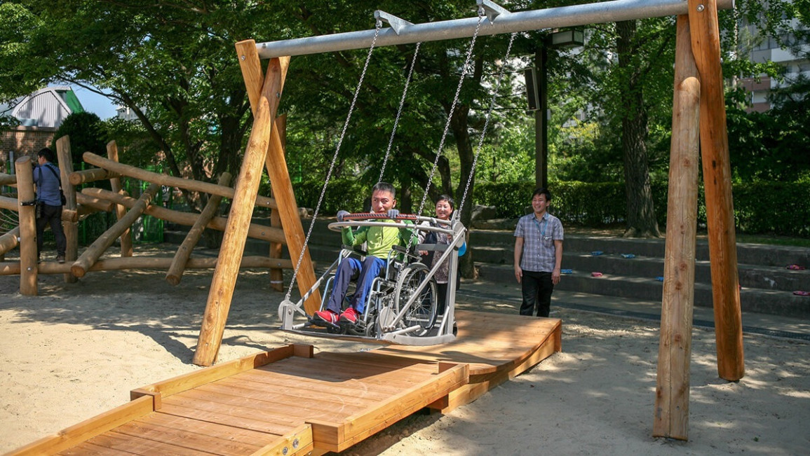 Designing Wheelchair Accessible Play Spaces - Swing Options