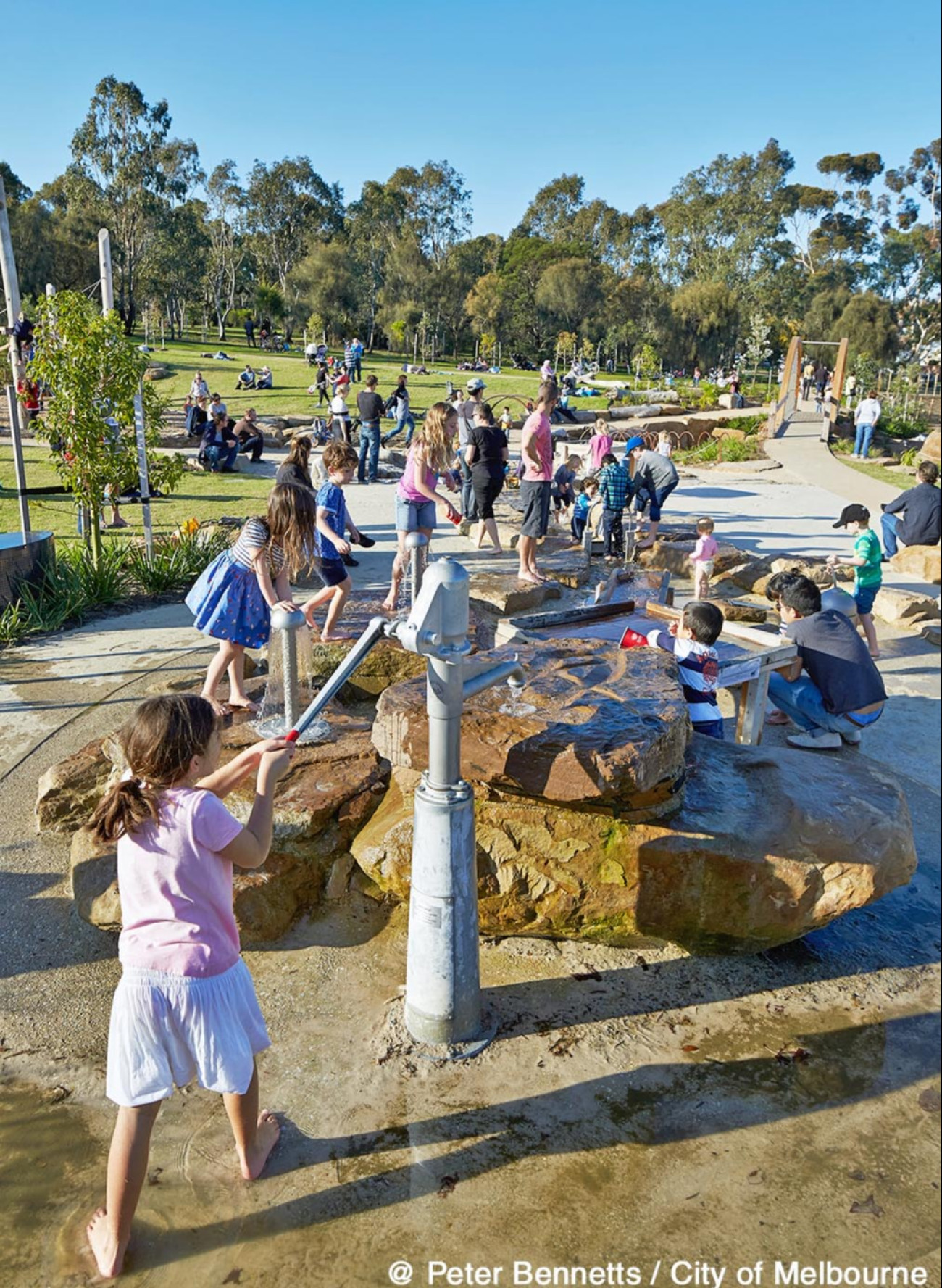 Inclusive Outdoor Water Play Equipment by Timberplay
